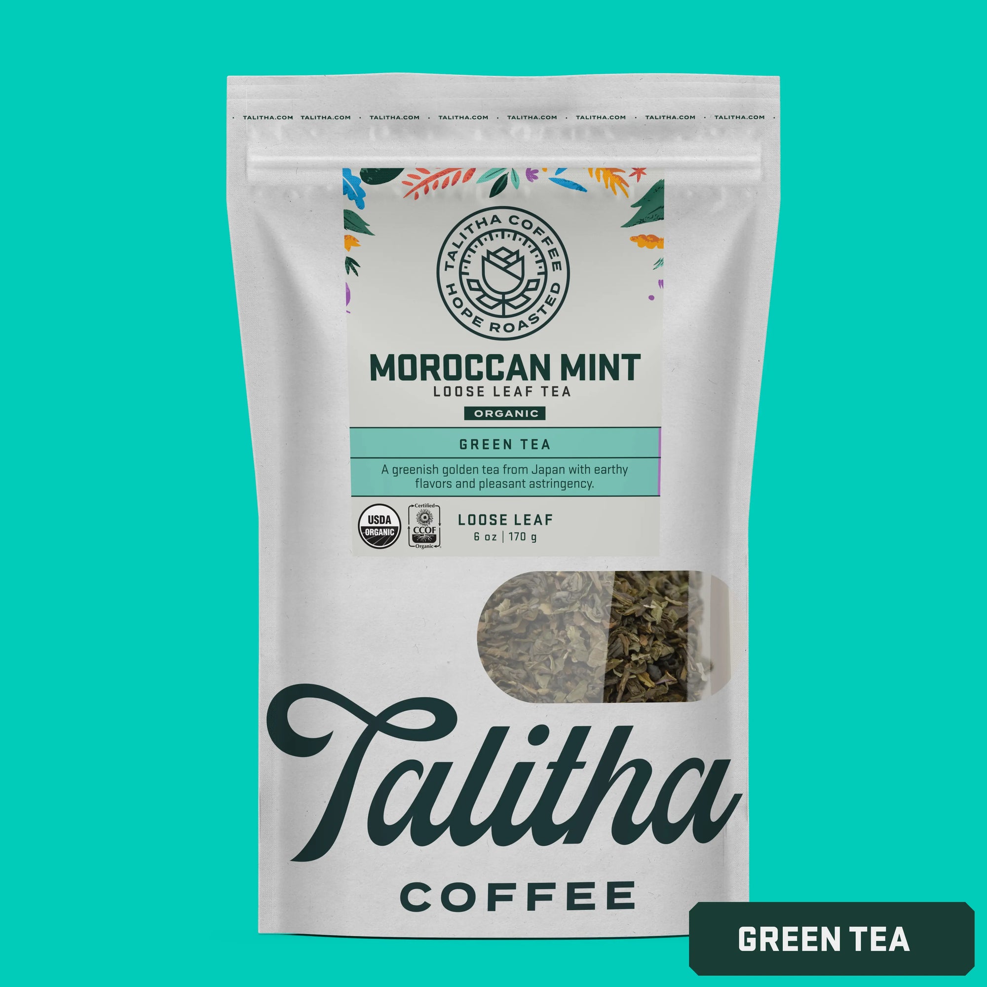 Talitha moroccan mint loose leaf tea