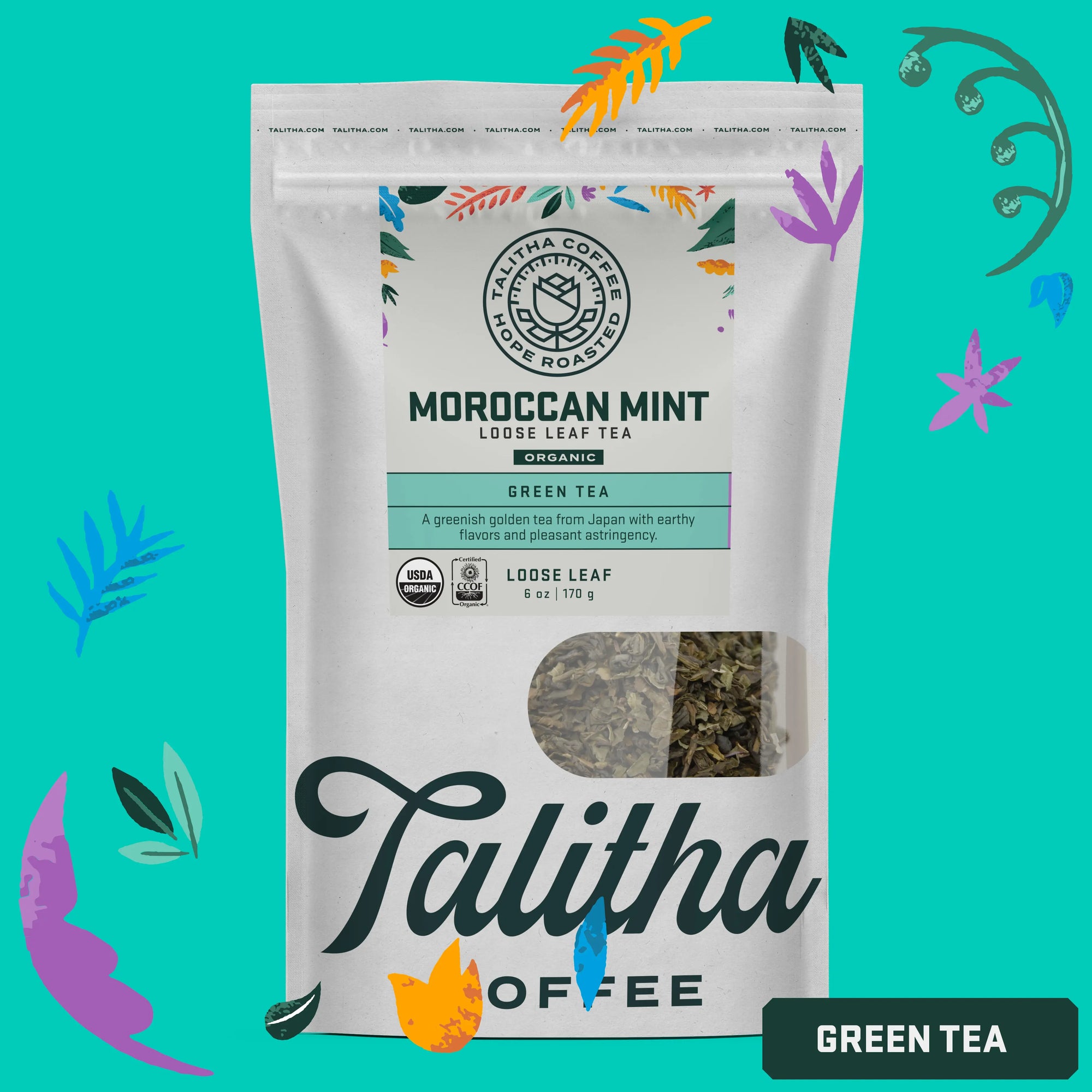 Talitha moroccan mint loose leaf tea