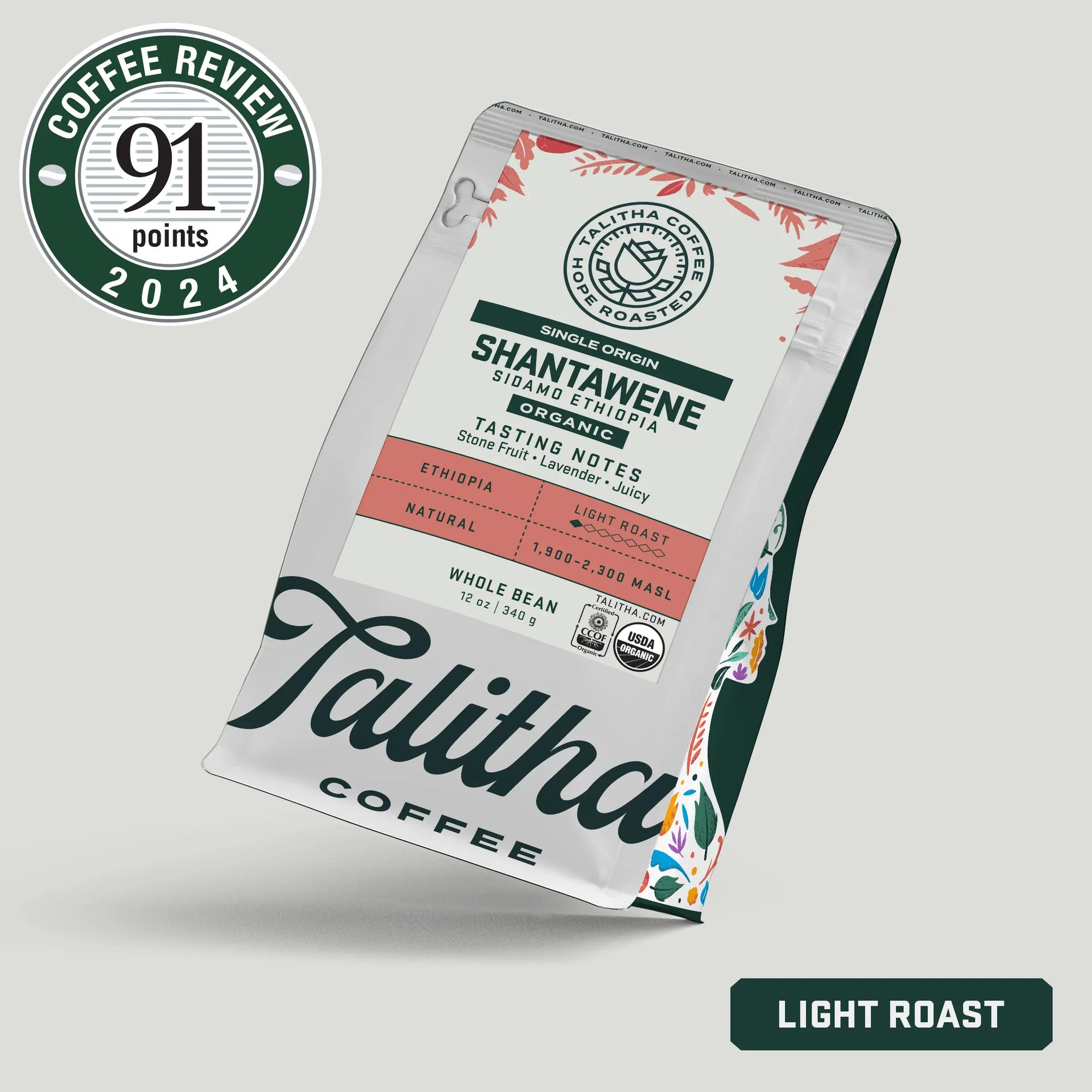 Bag of Talitha Ethiopia Shantawene coffee