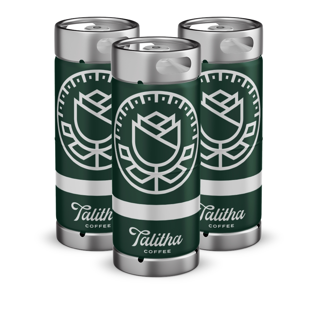 Talitha Nitro Cold Brew kegs